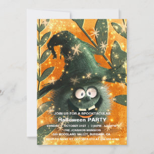Spooktacular Dark Haunted House Halloween Party I Invitation
