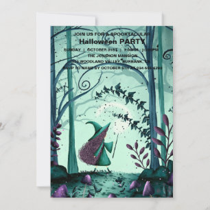 Spooktacular Dark Haunted House Halloween Party I Invitation