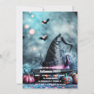 Spooktacular Dark Haunted House Halloween Party I Invitation