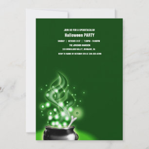 Spooktacular Dark Haunted House Halloween Party I Invitation