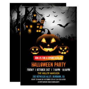creepy halloween invitations zazzle