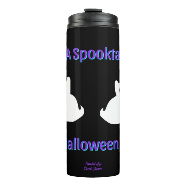 Spooktacular Ghosts Thermal Tumbler (Front)