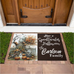 Spooktacular Greetings Await Doormat