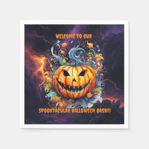 Spooktacular Halloween Bash Paper Napkin