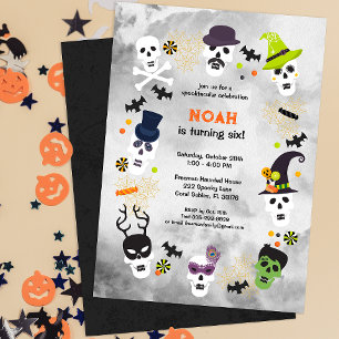 Spooktacular Halloween Birthday Invitation