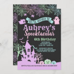 Spooktacular Halloween Birthday Invitation<br><div class="desc">Customize this cute Birthday invitation with your own details!</div>