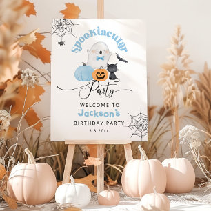 Spooktacular Halloween Birthday welcome Foam Board