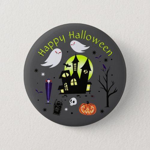 Spooktacular Halloween Button