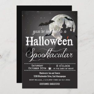 Spooktacular Halloween Costume Party Invitation