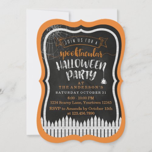Spooktacular Halloween Custom Party Invitations