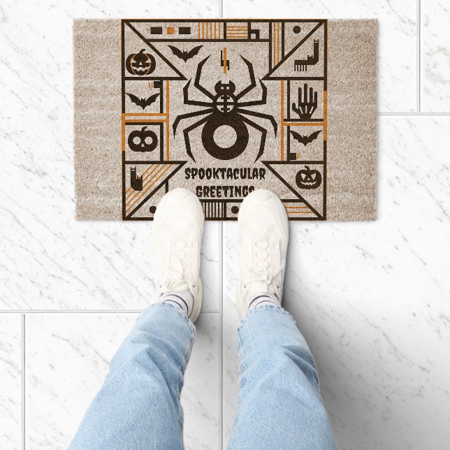 spooktacular halloween fiber doormat (Insitu)