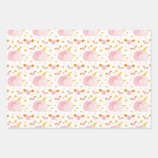 Spooktacular Halloween ghoulish style pattern Wrapping Paper Sheets
