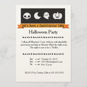 Spooktacular Halloween Invitation