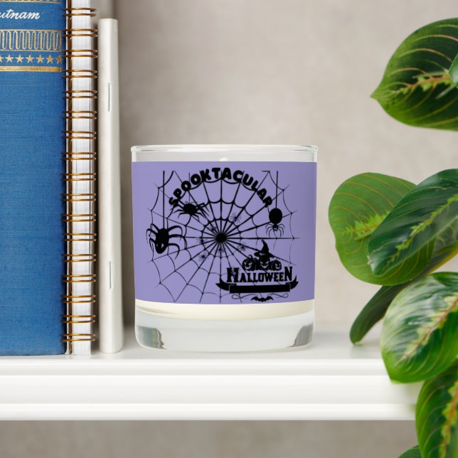 Spooktacular Halloween Jar(purple Label) Scented Candle (Shelf)