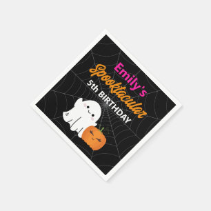Spooktacular Halloween Kids Birthday Party Napkins