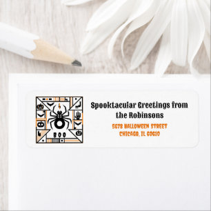 spooktacular halloween label