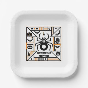 spooktacular halloween paper plates