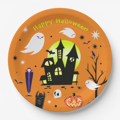 Spooktacular Halloween Paper Plates