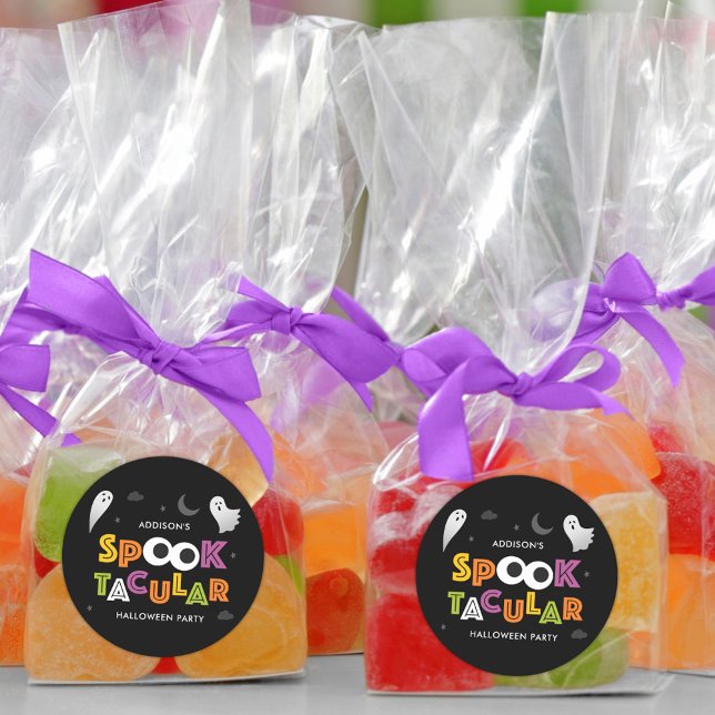 Spooktacular Halloween Party Favor Stickers (Creator Uploaded)
