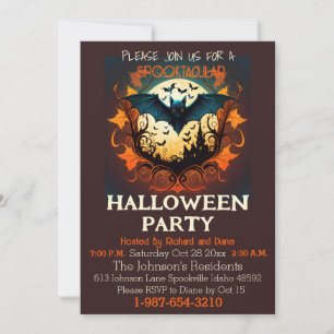 Spooktacular Halloween Party Invitation