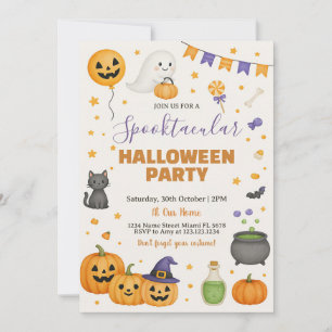 Spooktacular Halloween Party Invitation