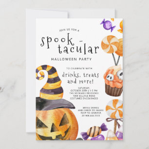 Spooktacular Halloween Party Invitation