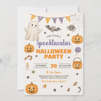 Spooktacular Halloween Party Invitation