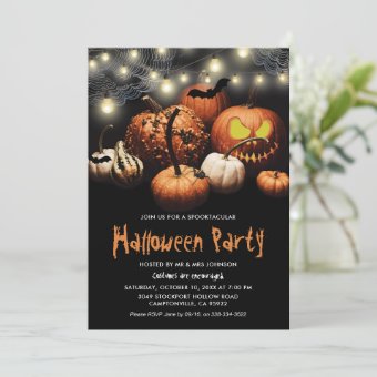 Spooktacular Halloween Party Invitation | Zazzle