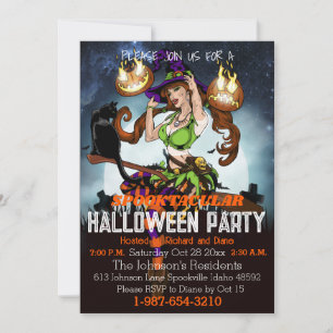 Spooktacular Halloween Party Invitation
