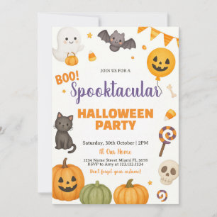 Spooktacular Halloween Party Invitation