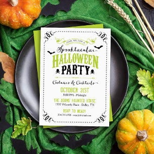 Spooktacular Halloween Party Invitation