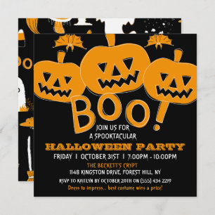Spooktacular Halloween Party Invitation