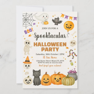Spooktacular Halloween Party Invitation