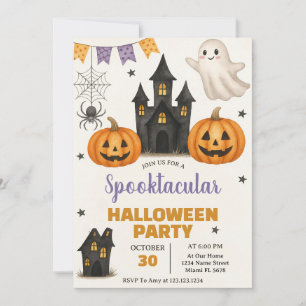 Spooktacular Halloween Party Invitation