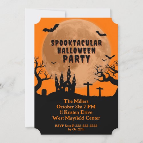 Spooktacular Halloween Party Party Invitation