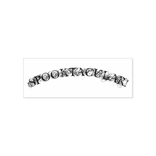  SPOOKTACULAR  Halloween Word Self Inking Stamp