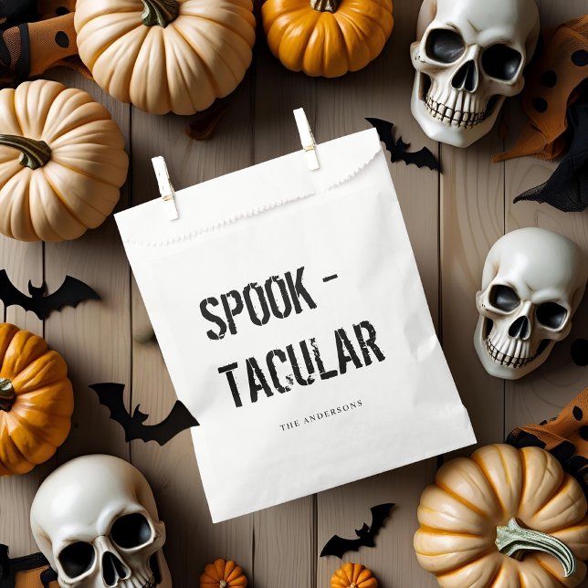 Spooktacular  | Happy Halloween  Favor Bag (Creator Uploaded)