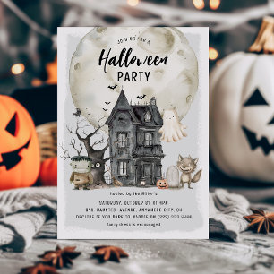 Spooktacular Kids Halloween Party Invitation