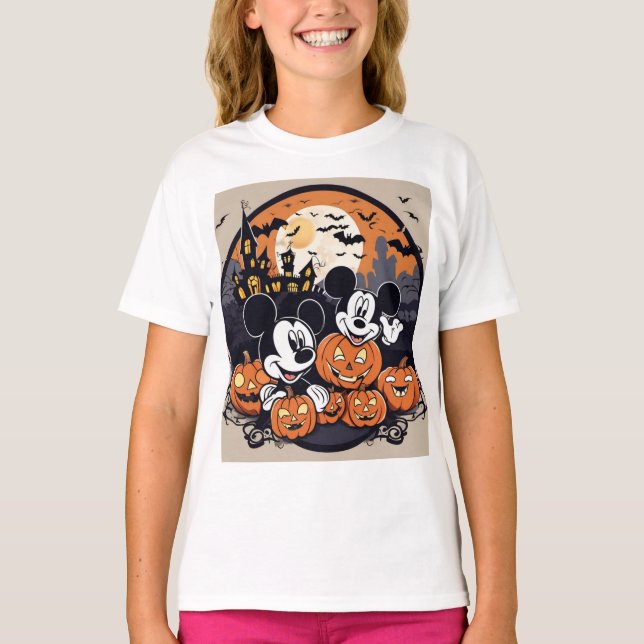 Spooktacular Mickey: Halloween Delight T-Shirt (Front)