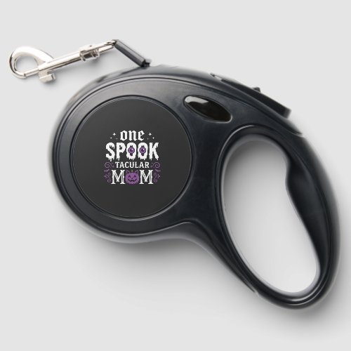 Spooktacular Mom Halloween Design_1 Retractable Pet Leash