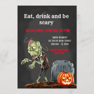 Spooktacular night invitation