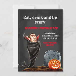 Spooktacular night invitation
