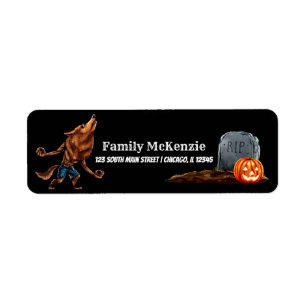 Spooktacular night label