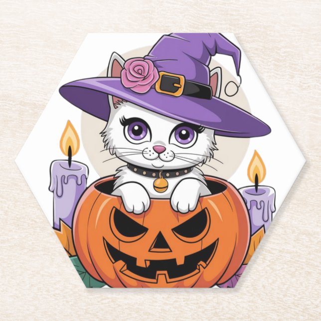 Spooktacular Paper Coaster (Front)