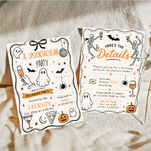 Spooktacular Party Halloween Invitation