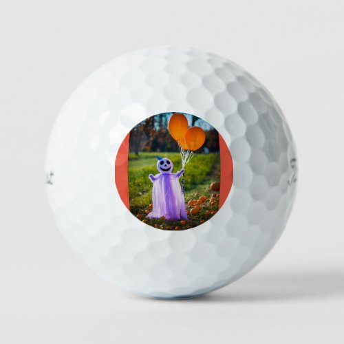 Spooktacular Playtime Funny and Cute Halloween Re Golf Balls