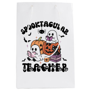 Spooktacular Teacher Halloween Medium Gift Bag