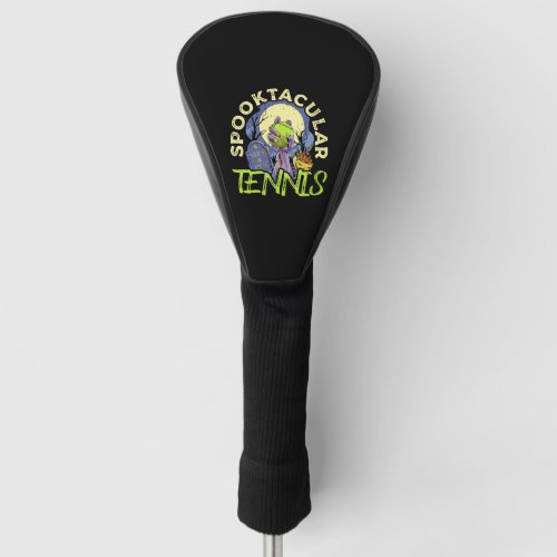 Spooktacular Tennis Ball Halloween Racket Sports Golf Head Cover