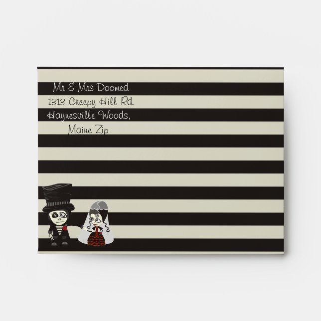 Spooktacular Wedding Thanks Envelope (Front)