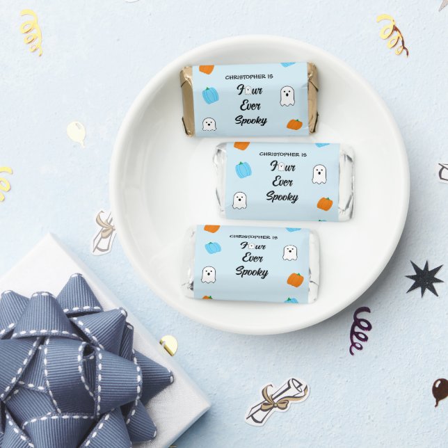 Spooky 4th Birthday Hershey's Miniatures (Party)